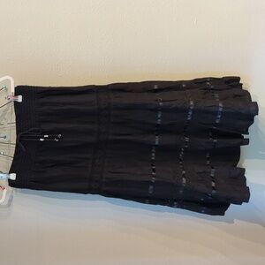 Coupe Collection Women's Maxi Skirt US 4-6 Grunge Goth Romance NWT